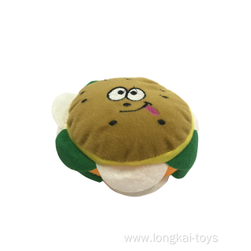 Top Paw Plush Hamburger Dog Toy